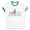 White/Kelly Green, variant on Skyline Omaha Nebraska Ringer Tee Shirt Unisex Small White/Kelly Green
