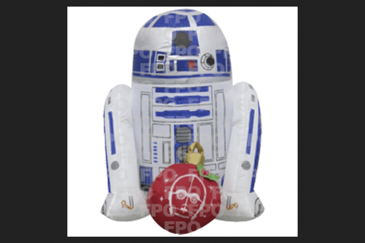 Airblown Inflatables 4.5 ft R2-D2 Wrapped in Lights
