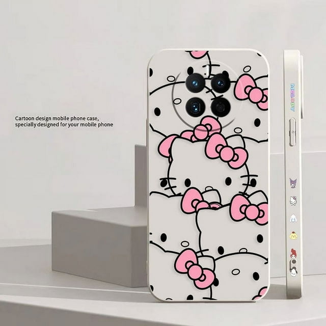 2024 Cute Hello K-Kitty Cartoon Cat Phone Case For Huawei MATE 10 20 20X 30 40 P20 P30 P40 P50 LITE PRO PLUS Case Funda Shell Capa Liuxinyi