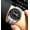 Black Dial Silver Band Digital Men's Watch, variant on Men's watch with digital luminous display, dual calendar, alloy solid quartz watch, steel strap, waterproof, fashionable non-mechanical wristwatch for men