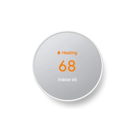 Google Nest Smart Thermostat with Bonus Trim Kit (Snow)