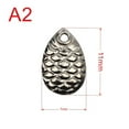 thumbnail image 2 of 50pcs/Pack Fishing Spinner Rings Blades Flattie Attractor Lure Spoon Accessories, 2 of 4