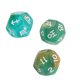 thumbnail image 5 of Juego de 3 dados astrológicos de 12 caras con purpurina y runas fáciles de leer para juegos de mesa, juguetes tipo 4, 5 of 14