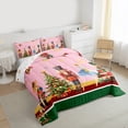 thumbnail image 3 of Homewish Kids Children Kawaii Ballet Girl Bedding Comforter Set 2pcs,Xmas Christmas Nutcracker Twin Comforter Sets Microfiber,Happy New Year Breathable Bedding Set,Lightweight Room Decor,Reversible, 3 of 8