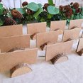 thumbnail image 1 of 20 Soportes Para Tarjetas De Lugar De Madera Rústica, Soporte Para Tarjetas De Números De Mesa De Boda, Soporte Para Tarjetas, Soporte De Madera Para Decoración De Fiestas, Clip Para Notas, Soporte Pa Muyoka Hogar, 1 of 6