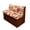 Fallen Leaves, variant on XYZCANDO RV Booth Seat Covers Stretch, Compatible with Camper Dinette Booth, Camper Cushion Covers Fit for Camper Couch RV Dinette Seat(2 Pcs)