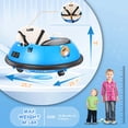 thumbnail image 4 of Farmdex 12 Vot Ride on Toys for Toddlers Ride on Bumper Car with Remote Control, Baby Bumper Car W/ 360 Degree Spin, LED Colorful Lights, Five-Point Seat Belt, Blue, 4 of 11