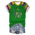 thumbnail image 1 of PMUYBHF T-Shirt Décontracté Mode Femme Col Rond Manches Courtes Imprimé Couleur 8832 TG, 1 of 4