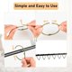 thumbnail image 3 of 30-Pack Curtain Rings with Eyelets, 2-Inch Drapery Rings, 3 of 4
