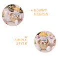 thumbnail image 3 of MOVTOTOP Pink Woven Basket with Easter Bunny Design for Home Storage and Kitchen Organization 12x8.5x10 Inches, 3 of 8