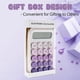 thumbnail image 5 of Mechanical Switch Calculator,10 Digits,Large LCD Display,Purple Gradient Desktop Calculator Big Buttons Gradient Purple, 5 of 5