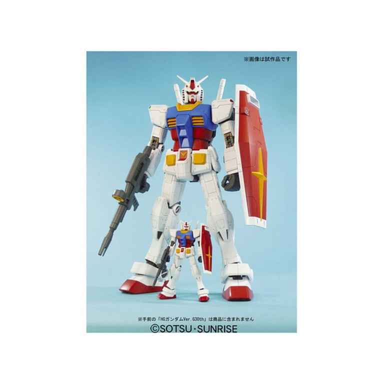 Bandai Hobby Toys RX-78-2 Gundam Mega Size Model Kit, 1-48 Scale