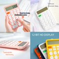 thumbnail image 3 of Standard Calculator 12 Digit,Desktop Large Display and Buttons,Calculator with Large LCD Display for Office,School, Home & Business Use,Automatic Sleep,with Battery, 3 of 6