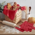 thumbnail image 6 of RUVANTI Flour Sack Towels 12 Pack 28 x 28 Inches, Ring Spun 100% Cotton Dish Towel, Machine Washable, Absorbent - Flour Sack Kitchen Towels for Drying and Cleaning - Red, 6 of 9
