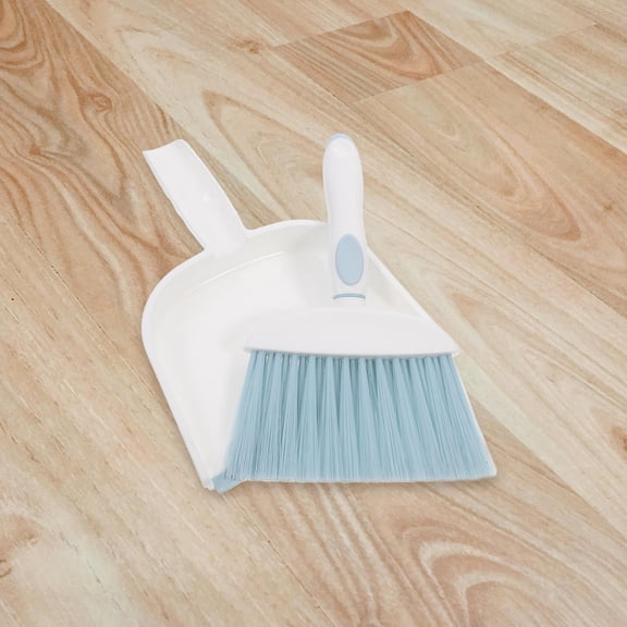Soimiss Plastic Hand Broom and Dustpan Set with Integrated Design for Desk and Keyboard Cleaning