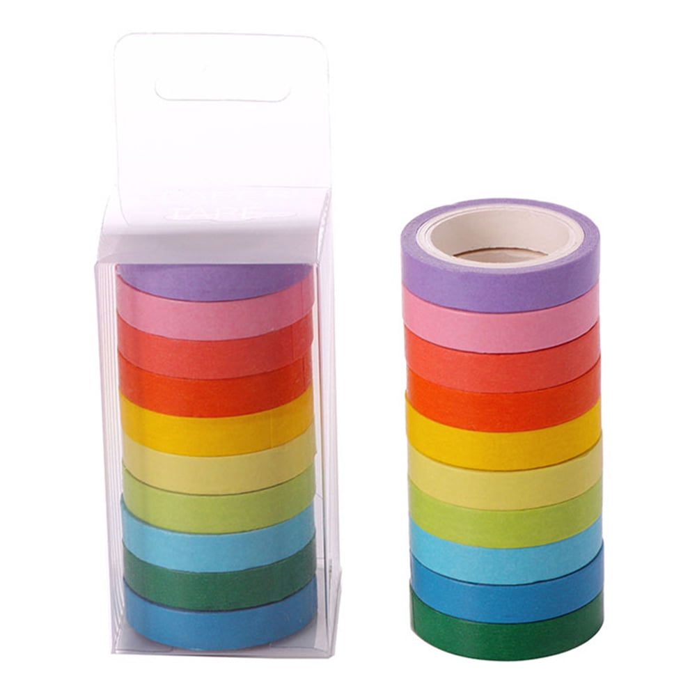 Colored Masking Tape - 11 Pack of 1 inch x 60yd Extra Large Rolls - 66 –  Pete's Arts, Crafts and Sewing