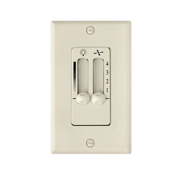 Accessory 5.25 Inch 4 Speed Dual Slide Wall Control-Almond Finish Hinkley Lighting 980008Fal