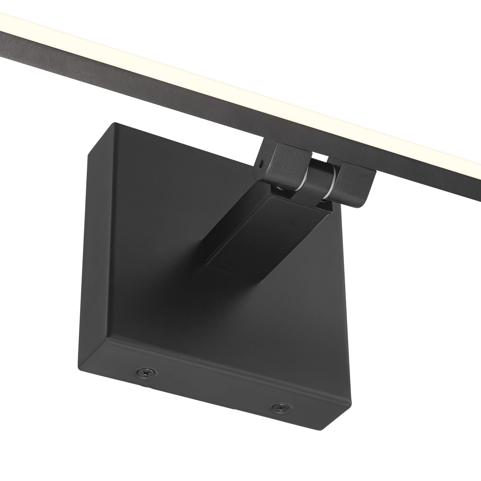 Possini Euro Design Lula 24" High Modern Bathroom Vanity Wall Lamp Light Fixture Mount Over The Sink Mirror LED Hardwired Black