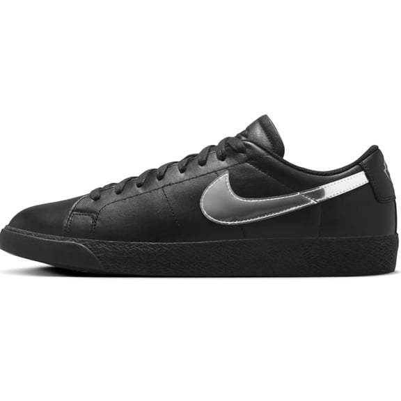 Nike SB Zoom Blazer Low x Dancer Skateboards Men's Shoes ( Black/Black/Metallic Silver) Size 11.5