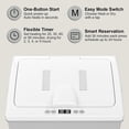 thumbnail image 4 of 20L Electric Towel Warmer Bucket – Compact Bathroom & Spa Towel Heater, Heating & Drying Modes, LED Display, Timer, Auto Shut-Off, Portable Collapsible Design for Home, Spa, Travel, 4 of 9