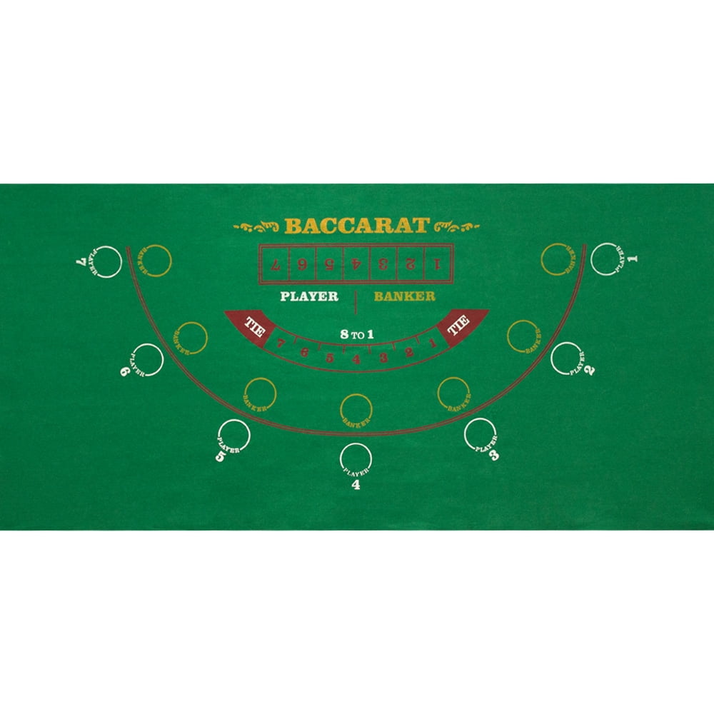 Blackjack/Craps/Roulette/Texas Holdem/Baccarat Available Roulette GSE Games & Sports Expert Casino Table Top Layout Mat 