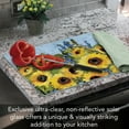 thumbnail image 2 of CounterArt Sunflower Gallery 3mm Tempered Glass Cutting Board 15" by 12", 2 of 7