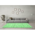 thumbnail image 3 of Ahgly Company Indoor Rectangle Solid Emerald Green Modern Area Rugs, 2' x 4', 3 of 4