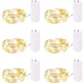 thumbnail image 1 of Guirnalda de luces LED de alambre de cobre para Navidad, hadas para guirnalda de árbol de Navidad, decoración de fiesta de boda, 6 piezas, 2M, 5M, 1 of 4