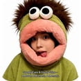 thumbnail image 4 of Silly Big Mouth Monster Onesie With Comb Funny Family Christmas Pajamas Matching SetsCozy Hooded Plush One Piece Loungwear Fleece Halloween Christmas Sleepwear for Parent & Little One, 4 of 7