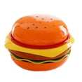 thumbnail image 4 of Juego De Platos Para Aperitivos De Hamburguesas, Miniplatos Apilables Con Forma De Hamburguesa Para Uso En Cocina, Hogar, Barbacoa Y Fiesta, 4 of 7