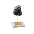 thumbnail image 1 of Fantastique Décor de Table en Métal Violet avec Agate, 1 of 1