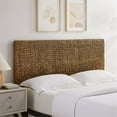 thumbnail image 2 of Crosley Furniture Edgewater Contemporary Wood/Rattan Queen Headboard - Sea Grass, 2 of 7