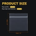 thumbnail image 2 of Uxcell 100Pcs Bolsas de Plástico Transparentes 1.5" x 1.5" con Cierre Resellable 2mil Bolsas de Polietileno Reclosables para Pequeños Negocios, Joyería, Almacenamiento, Empaque, 2 of 6