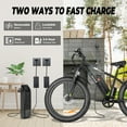 thumbnail image 3 of Speedrid 26" x 4" Fat Tire Electric Bike for Adult 3H Fast Charge, 500W Electric Mountain Bike with 48V 10.4Ah Removable Lithium-Ion Battery, Lockable Suspension Fork, Shimano 7 Speed UL2849, 3 of 13