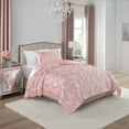 thumbnail image 2 of Paris Hilton 2-Piece Cordelia Satin Pink Comforter Set, Twin/Twin XL, 2 of 11