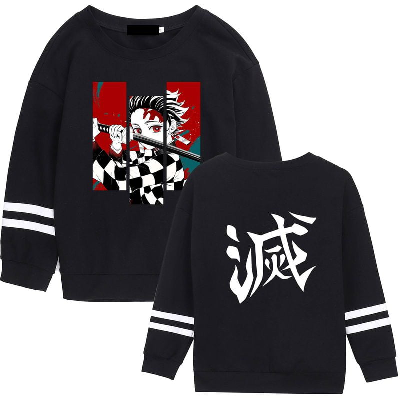 SHIYAO Kids Anime Demon Slayer Sportswear Clothes Children's Running
