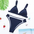 thumbnail image 6 of Utoimkio Bikini Sets for Women Sexy Women's Split Solid Steel Bikini Swimsuit Two-piece Swimsuit, 6 of 6