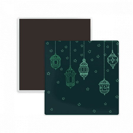 

simple geometric shapes pattern square ceracs fridge magnet keepsake memento