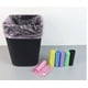 thumbnail image 5 of Bolsas de basura pequeñas, transparentes y coloridas, 5 rollos, resistentes, de plástico, para baño, oficina, cocina, hogar, a prueba de fugas, resistentes a desgarros, Aestivo | Verde |, 5 of 6