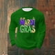 thumbnail image 4 of Mens Casual Camisetas, Carnaval Impreso Manga Larga Cuello Redondo Suelto Ajuste Superior, 4 of 5