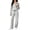 Gray, variant on BRGZLK 2 Piece Sets Tracksuit Women Long Sleeve Half Zip Oversized Pullover Sweatshirt and Drawstring Joggers Pants 2026 Fall Travel Outfits Lounge Matching Set Dark Gray L