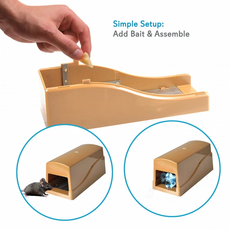 SereneLife Electronic Humane Mouse Trap Zapper - Indoor Safe
