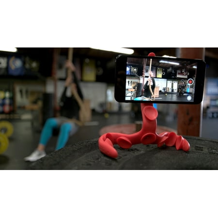 Tenikle - PRO Bendable Suction Cup Tripod Mount - Red