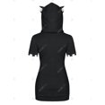 thumbnail image 3 of Sudadera Talla Extra Diseño Orejas Animal Rosegal  Blusas Tallas Grandes, 3 of 5