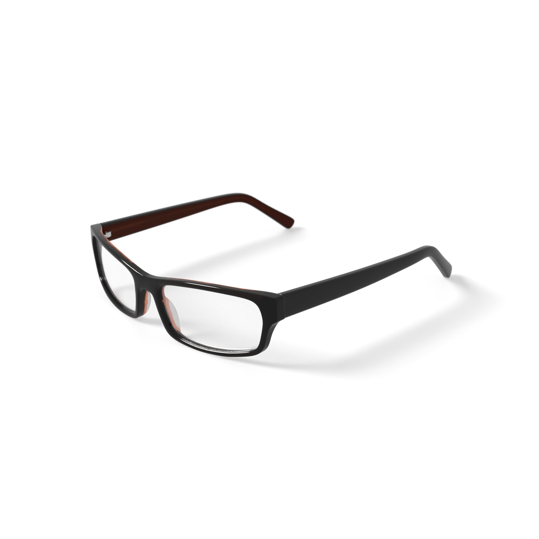 Walmart Mens FM9238Z Rectangular Prescription Eyeglasses with Case