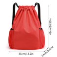 thumbnail image 3 of CNKOO FeiraDeVaidade Drawstring Pocket Backpack Waterproof Oxford cloth Backpack Travel Bag With Drawstring Large Capacity Sports Bag, 3 of 7