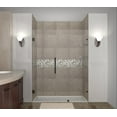 thumbnail image 2 of AstonGlobal SDR990-CH-66-10 Nautis 66 x 72 in. Completely Frameless Hinged Shower Door with Glass Shelves in Chrome, 2 of 7