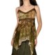 thumbnail image 1 of Camisetas Sin Mangas Con Tirantes Chaleco de camisola con estampado floral Irregular Una línea Estilo sexy Uso diario (Verde L) Cgtredaw Para estrenar, 1 of 1