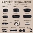 thumbnail image 2 of Juego de utensilios de cocina KIKCOIN, paquete de 24 unidades, antiadherentes, de inducción, RV Kitchen, 2 of 7
