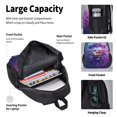 thumbnail image 4 of Balery Cool Lion Head Mochila Escolar 3 en 1 para Niños - Mochila Resistente con Lonchera Térmica y Estuche - Mochila Escolar para Niños y Niñas, 4 of 7